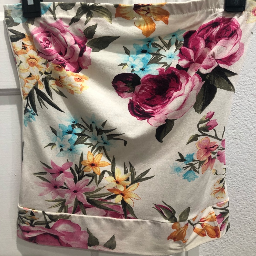 NAF NAF strapless top